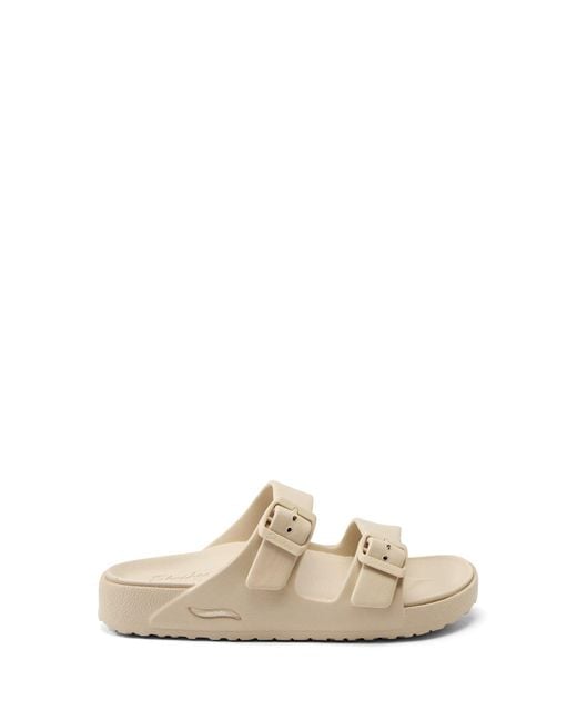 Skechers White Arch Fit Cali Breeze Slider