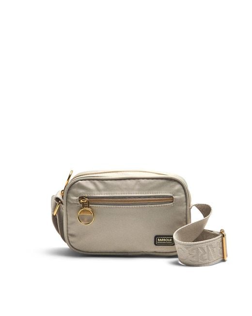 Barbour Gray Qualify Micro Crossbody Bag