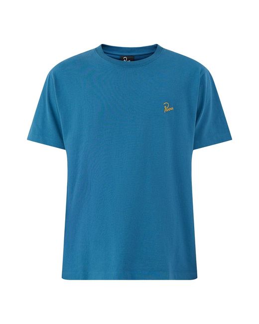 by Parra Blue Signature T-Shirt for men
