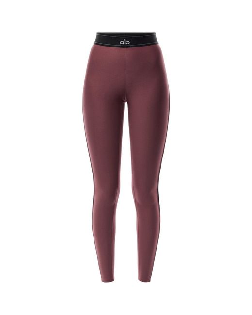 Alo Yoga Purple Airlift High Waist Suit Up Legging