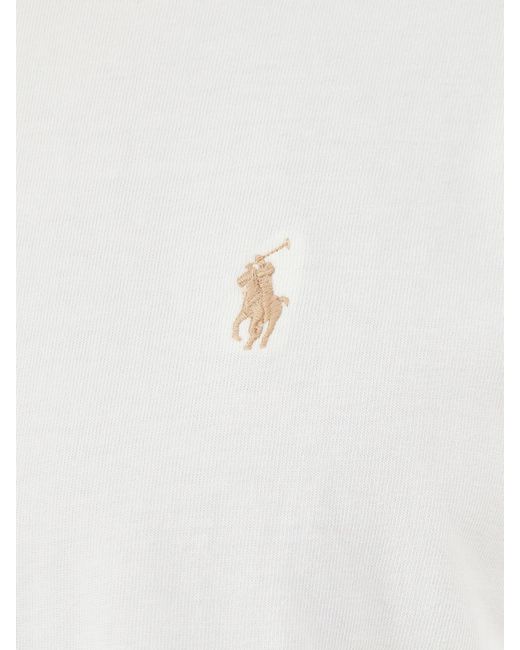 Polo Ralph Lauren White Heavyweight T-Shirt Cream for men