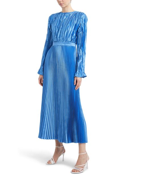 L'idée Blue Women's Royale Long Sleeve Dress