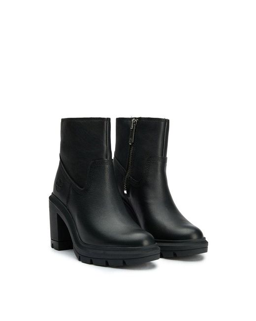 Timberland Black Allington Heights Zip Heeled Boots