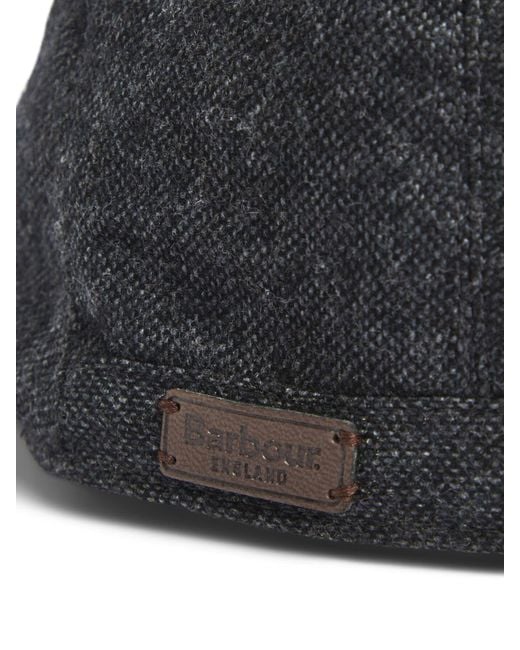 Barbour Blue Barlow Flat Cap for men