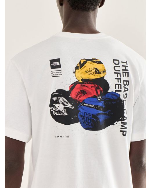 The North Face White Bcd Celebration Relaxed Short Sleeve T for men