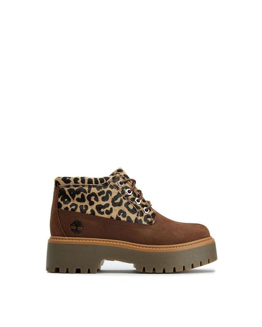 Timberland Brown Stone Street Mid Boots
