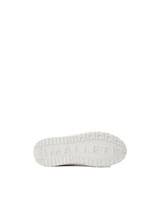 Mallet White Hoxton Trainers for men
