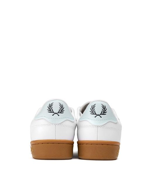 Fred Perry White B722 Trainers for men