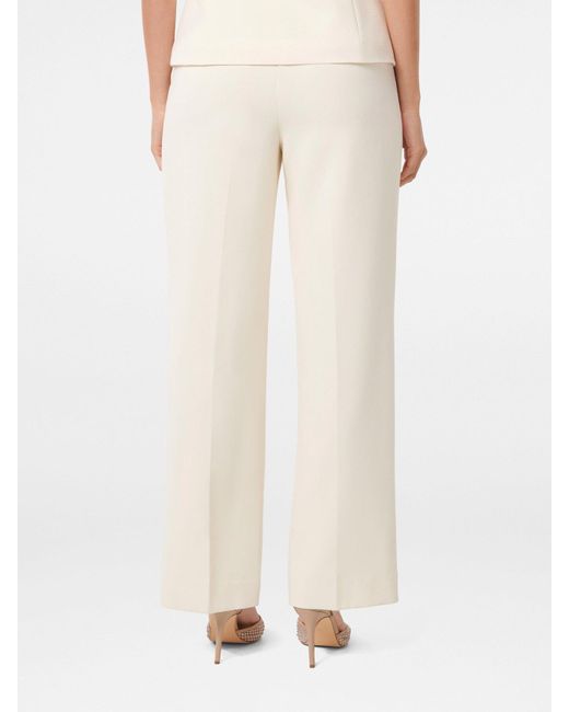 Forever New White Aries Straight Leg Pants