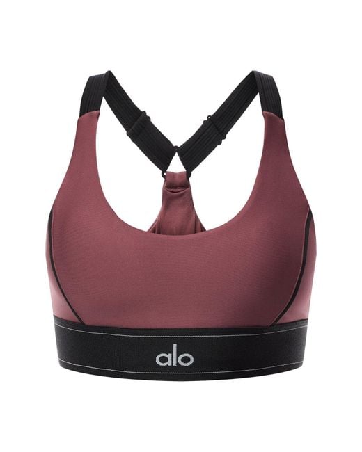 Alo Yoga Purple Women's Airlift Suit Up Bra