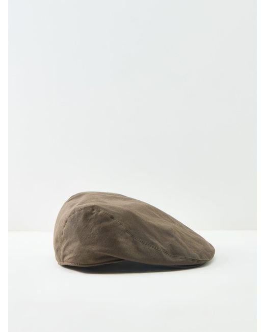 Barbour Gray Finnean Flat Cap for men