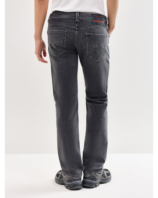 DIESEL Gray 1985 Larkee Tapered Fit Jeans for men