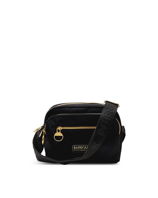 Barbour Black Qualify City Crossbody Bag