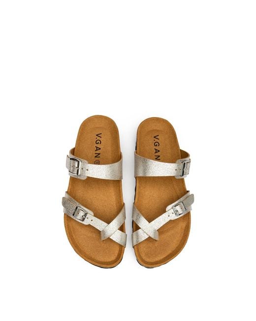 V.Gan White Garlic Comfort Footbed Sandals