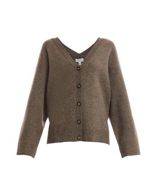 Pretty Lavish Brown Makai Oversized Cardigan