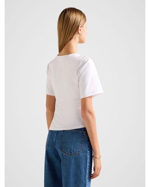 Forever New White Saskia Boxy T-Shirt