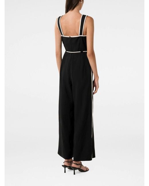Forever New Black Rosalind Tipped Jumpsuit