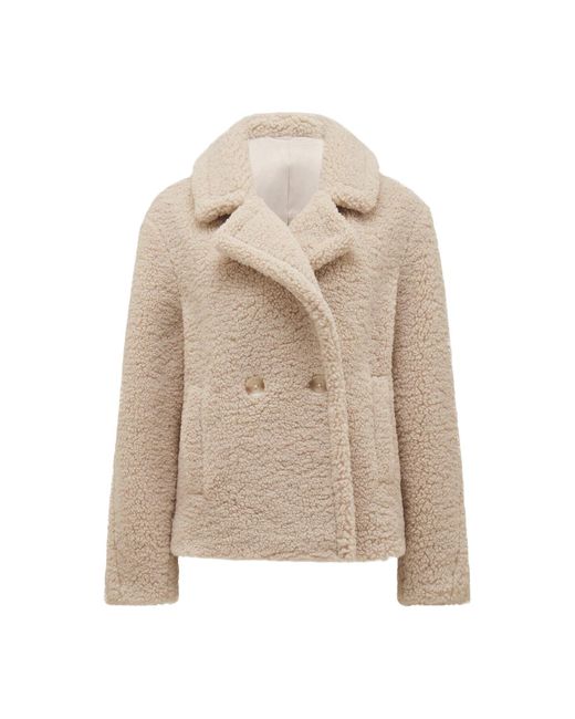 Forever New Natural Analise Borg Jacket
