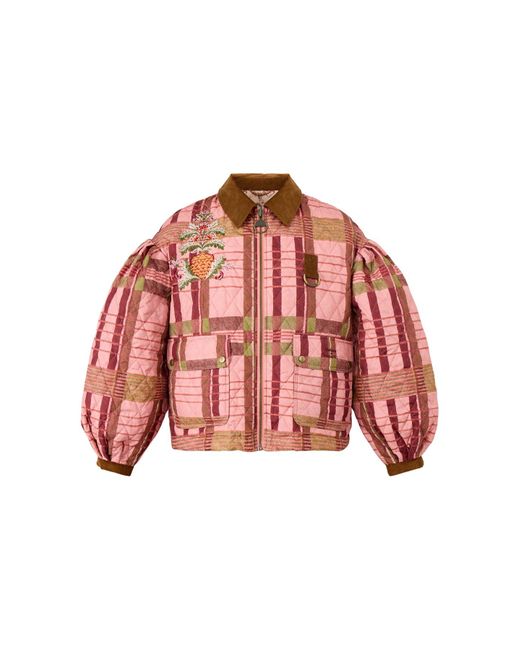 Barbour Red X Farm Rio Ana-Clara Quilt Jacket