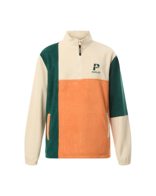 Parlez Orange Men's Kenton Fleece Jumper for men