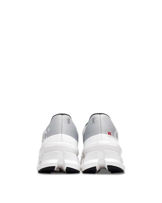 On Shoes White Cloudmster Running Trainers for men