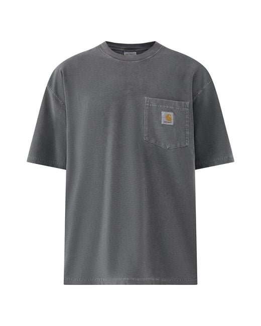 Carhartt Gray Loose Pocket T-Shirt for men
