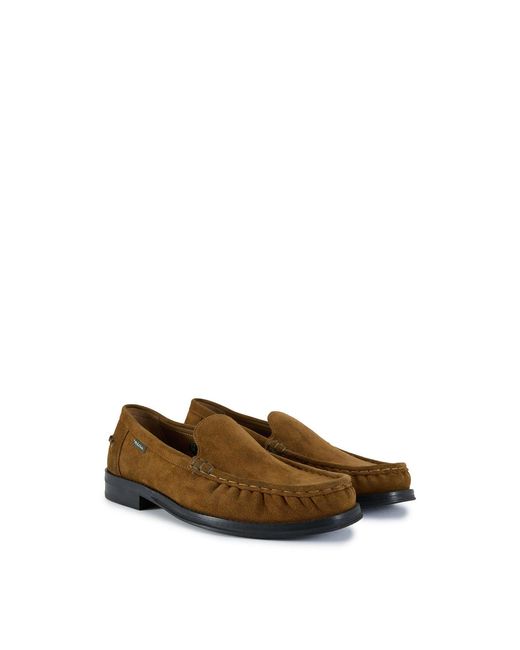 Paul Smith White Breton Suede Loafers for men
