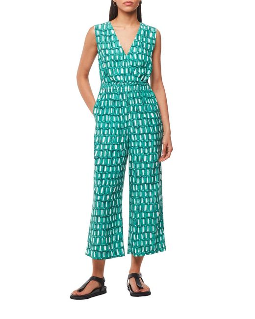 Whistles Green Remmie Jumpsuit
