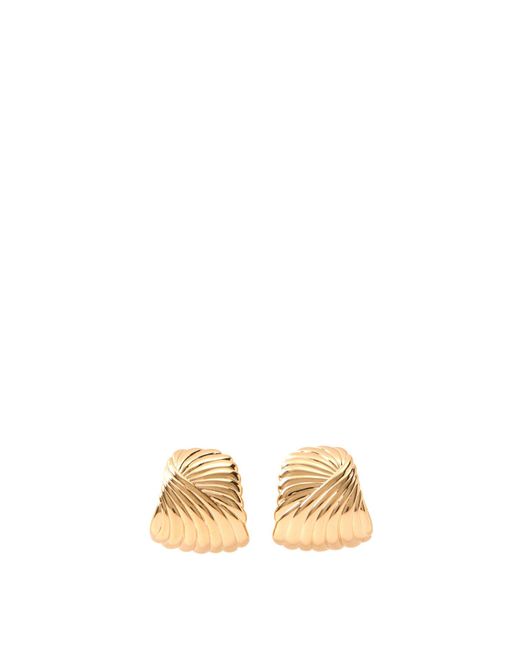 Missoma Metallic Women's Ripple Stud Earrings