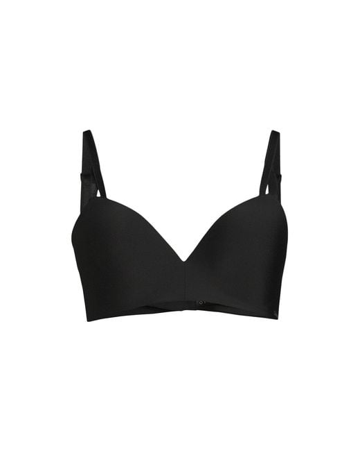 Calvin Klein Black Seductive Comfort Light Wirefree Lift Demi Bra