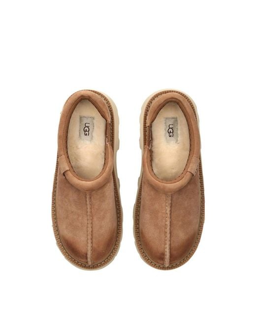 Ugg Brown Tasman Lug Suede Mules for men