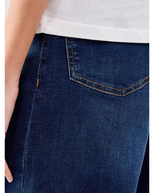 ONLY Blue Madison High Waist Wide Leg Jeans