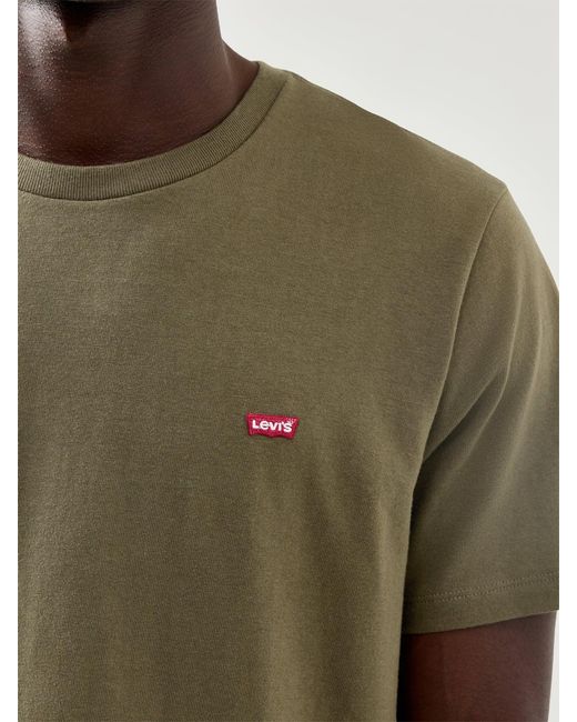 Levi's Green Original Hm Tee for men