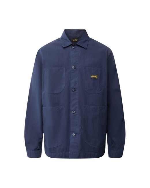 Stan Ray Blue Men's Coverall Jacket for men