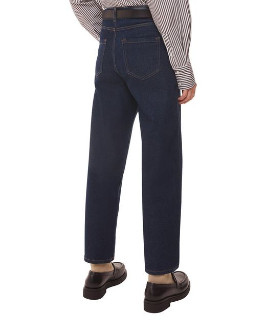 Whistles Blue Women's Stretch Barrel Leg Jean