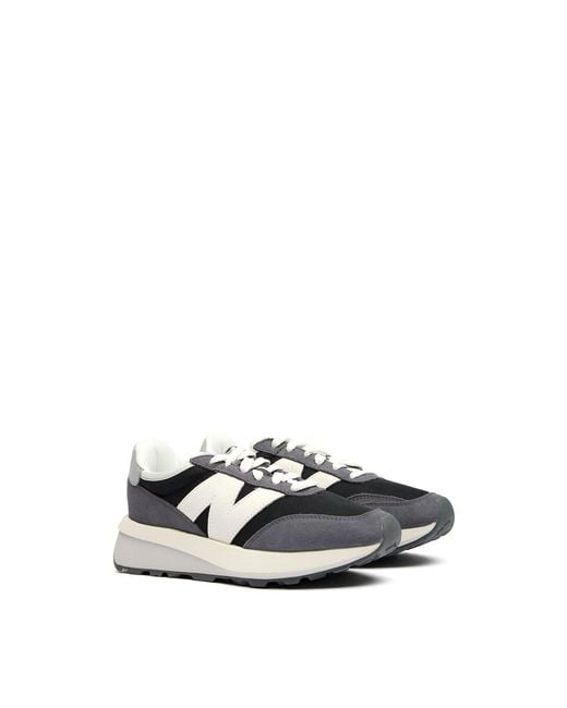 New Balance White 370 Trainers for men