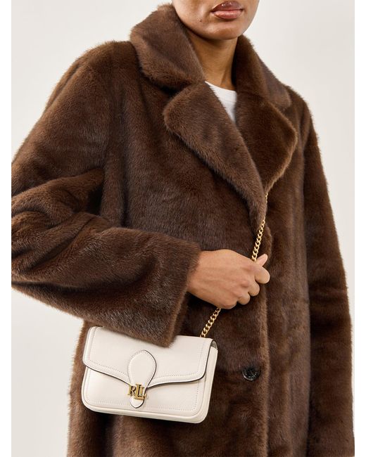 Polo Ralph Lauren Brown Bradley Large Wallet On A Chain Bag