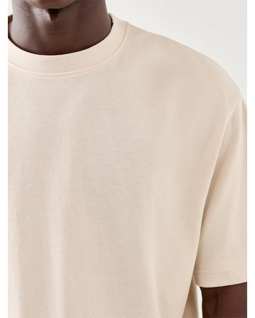 SELECTED White Loose Oscar Short Sleeves O Neck Tee for men