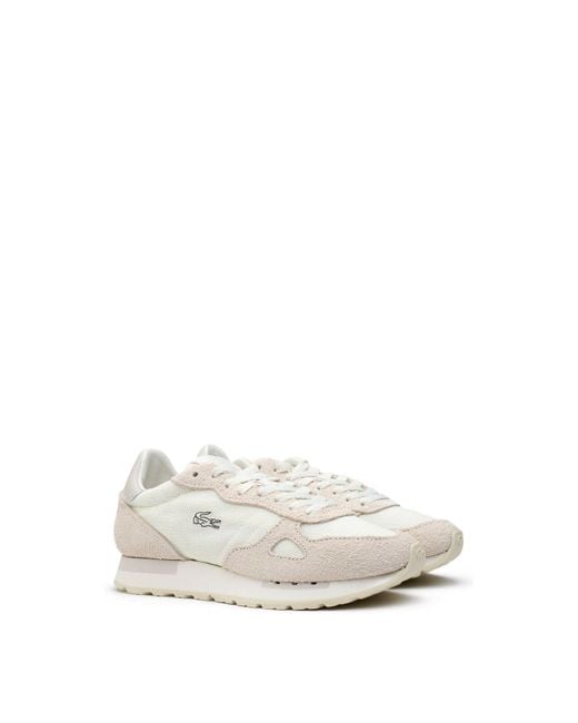 Lacoste White Partner Trainers