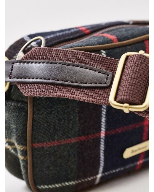 Barbour Black Contin Tartan Mini Crossbody Bag