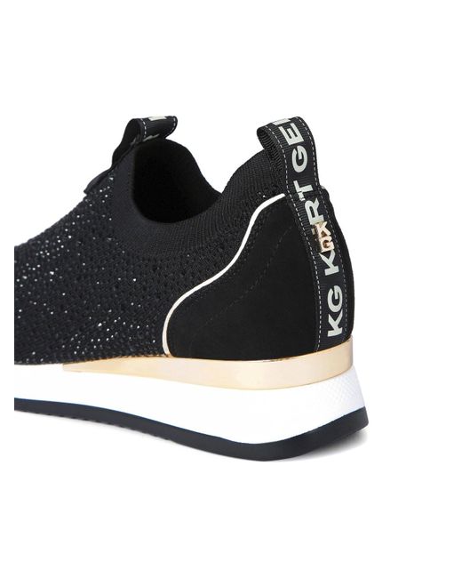 KG by Kurt Geiger White Lara2 Embellished Trainers