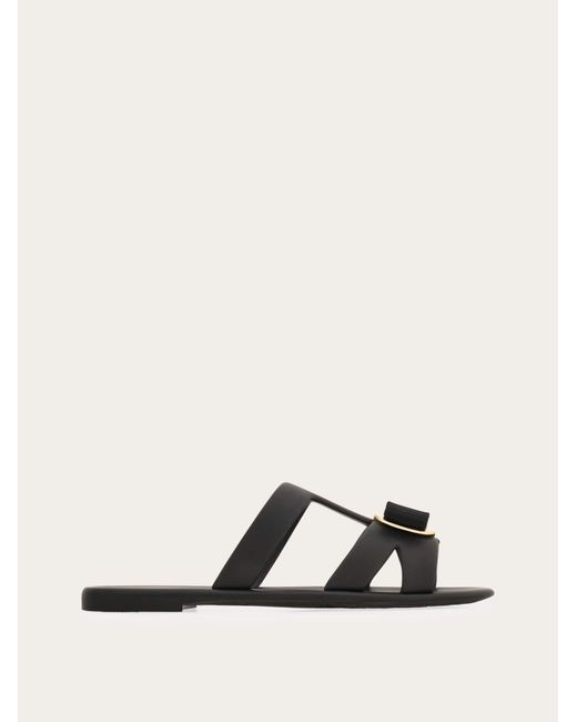 Ferragamo Multicolor New Vara Plate Strappy Slide .5
