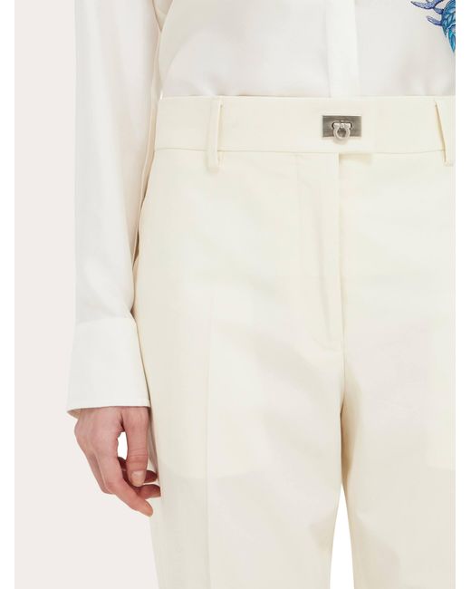 Ferragamo Natural Tailored Trouser