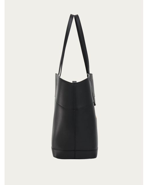 Ferragamo Black Charming Tote Bag (m)
