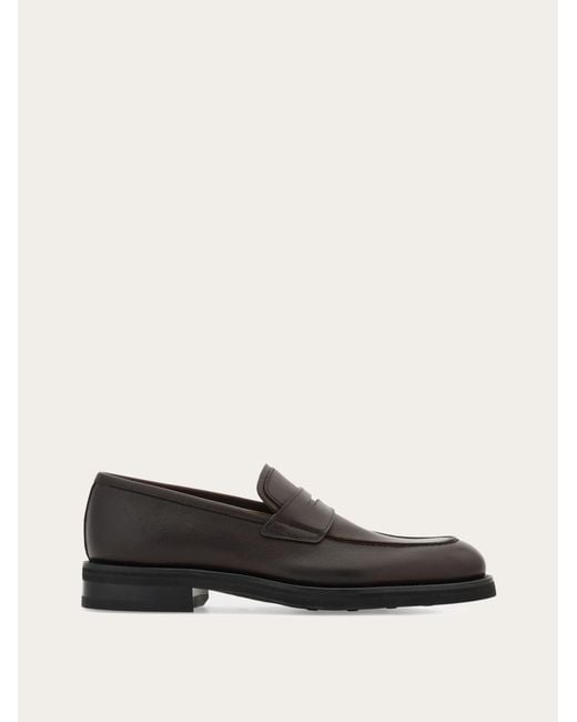 Ferragamo White Penny Loafer for men