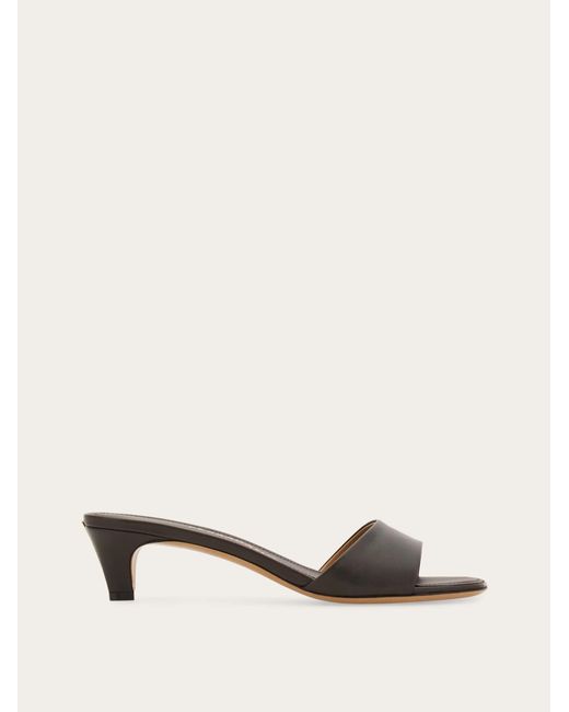 Ferragamo Natural Low Heeled Slide