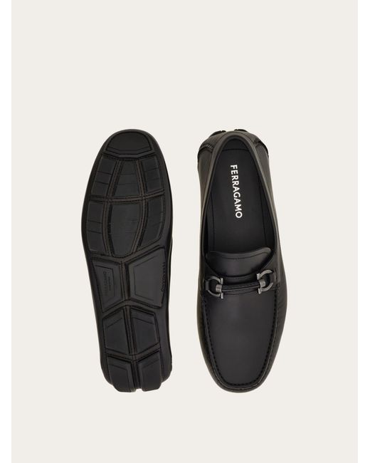 Ferragamo White Gancini Ornament Driver .5 for men