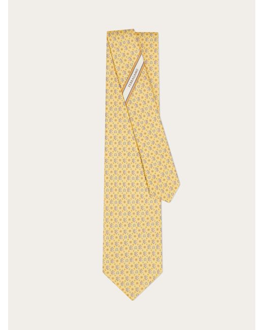Uomo Cravatta di Ferragamo in Yellow da Uomo