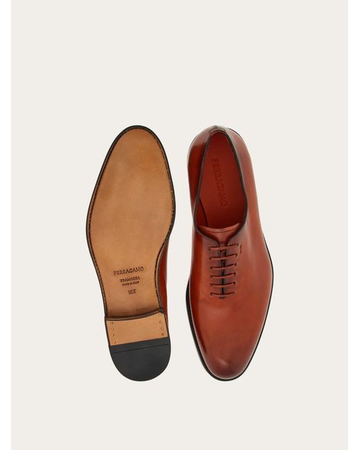 Ferragamo Brown Zapatos Oxford Tramezza for men