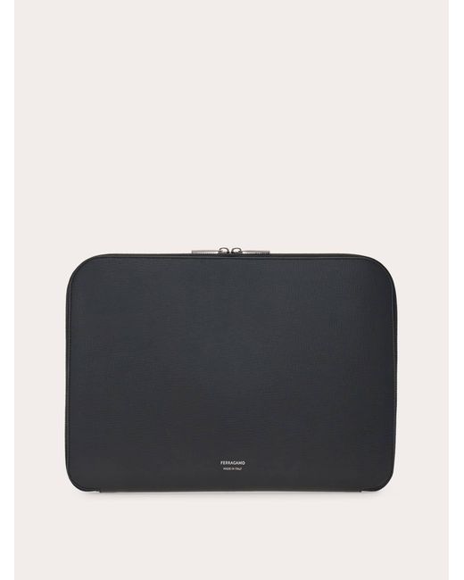 Ferragamo Black Gancini Document Holder for men